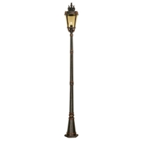 180-8080 Barilla LED Outdoor Lamp Post Weathered Bronze Patina