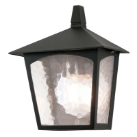 180-8093 Votto LED Outdoor Half Wall Lantern Black