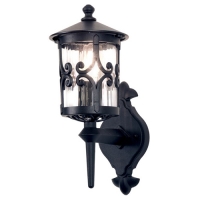 180-8095 Herin LED Outdoor Wall Lantern Black