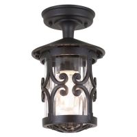 180-8097 Herin LED Outdoor Soffit Lantern Black