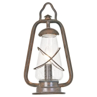 180-8110 Minnelli LED Outdoor Period Pedestal Lantern Old Bronze