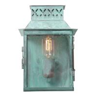 180-8124 Lamberti LED Period Outdoor Wall Lantern Verdigris