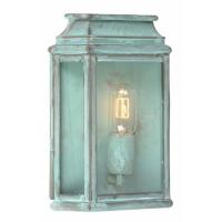 180-8131 Sammartino LED Period Outdoor Half Wall Lantern Verdigris