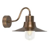 180-8141 Sibilla LED Outdoor Period Wall Lantern Bronze Brass Finish