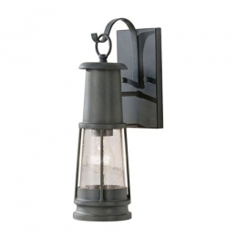 184-8394 Chiappa LED Outdoor Wall Lantern Storm Cloud Grey 