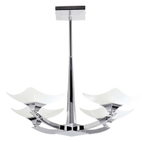 733-8630 Arnaldo LED 4 Light Ceiling Light Polished Chrome