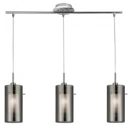 741-8855 Dudan 2 LED 3 Light Pendant Ceiling Light Polished Chrome 