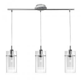 741-8856 Dudan 1 LED 3 Light Pendant Ceiling Light Polished Chrome 