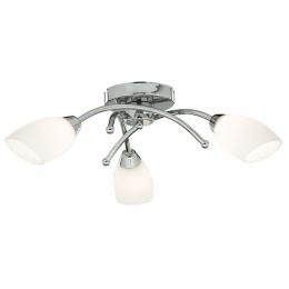 741-8923 Muzzi LED 3 Light Ceiling Light Polished Chrome 