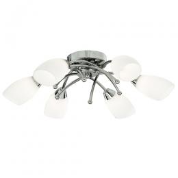 741-9029 Muzzi LED 6 Light Ceiling Light Polished Chrome 