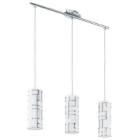 158-9096  LED 3 Light Pendant Ceiling Light Polished Chrome