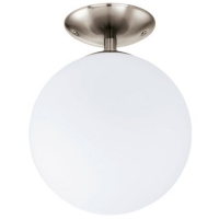 158-9107  LED Semi-Flush Ceiling Light Satin Chrome