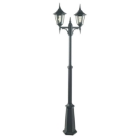 182-9229 Valentina LED Small Outdoor 2 Headed Lamp Post Black