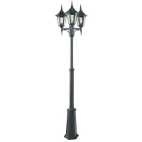 182-9235 Valentina LED Outdoor 3 Headed Lamp Post Black