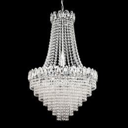 741-9290 Loretta LED 6 Light Ceiling Light Polished Chrome and Crystal 