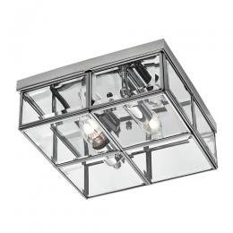 741-9389  LED 2 Light Lantern Polished Chrome 