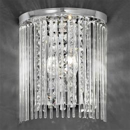 211-9479 Cecilia LED 2 Light Wall Light Polished Chrome 