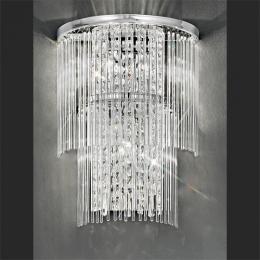 211-9480 Cecilia LED 3 Light Wall Light Polished Chrome 