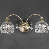 211-9492 Lanzoni LED 2 Light Wall Light Bronze Finish