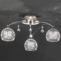 211-9494 Lanzoni LED 3 Light Ceiling Light Satin Nickel