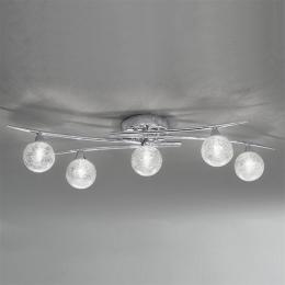 212-9502 Stellato LED 5 Light Ceiling Light Polished Chrome 