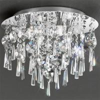 212-9561 Bathroom Lighting LED 4 Light Bathroom Ceiling Light Polished Chrome