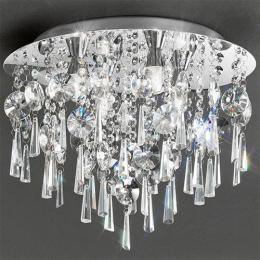 212-9561 Bathroom Lighting LED 4 Light Bathroom Ceiling Light Polished Chrome 