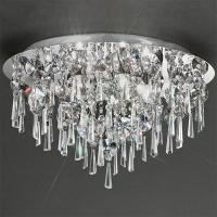 212-9562 Bathroom Lighting LED 5 Light Bathroom Ceiling Light Polished Chrome