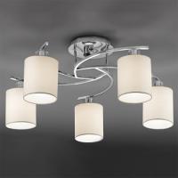 212-9575 Girelli LED 5 Light Ceiling Light Polished Chrome