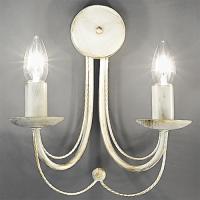 211-9589 Pompeo LED 2 Light Wall Light Cream and Gold