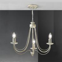 211-9590 Pompeo LED 3 Light Ceiling Light Cream and Gold