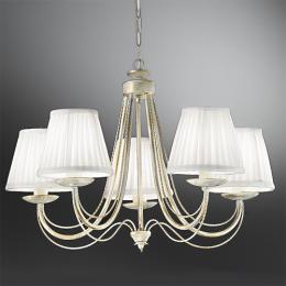 211-9593 Pompeo LED 5 Light Ceiling Light Cream and Gold 