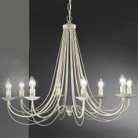 211-9594 Pompeo LED 8 Light Ceiling Light Cream and Gold