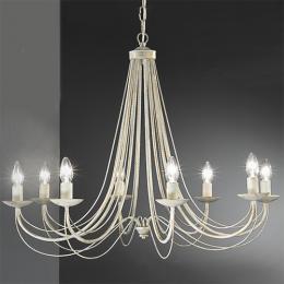 211-9594 Pompeo LED 8 Light Ceiling Light Cream and Gold 