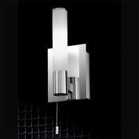 211-9728  LED 1 Light Bathroom Wall Light Polished Chrome