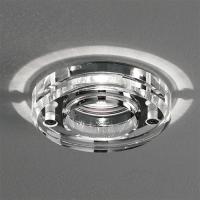 211-9732 Recessed Downlights IP65 Rated Recessed Downlight Polished Chrome and Crystal