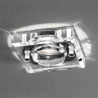 211-9733 Recessed Downlights IP65 Rated Recessed Downlight Polished Chrome and Crystal