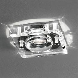 211-9733 Recessed Downlights IP65 Rated Recessed Downlight Polished Chrome and Crystal 