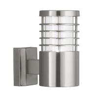 741-9793 Lovato LED Outdoor Wall Light Satin Silver Finish