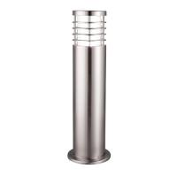 741-9794 Lovato LED Outdoor Pedestal Lamp Satin Silver Finish