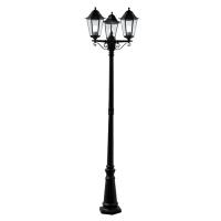 741-9807 Aldo LED Outdoor 3 Headed Lamp Post Black