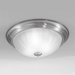 211-9905 Flush Ceiling Light LED Large Flush Ceiling Light Satin Nickel Finish 