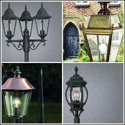 Contemporary Outdoor Post Lamps 