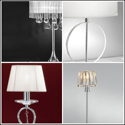 Contemporary Crystal Table Lamps 